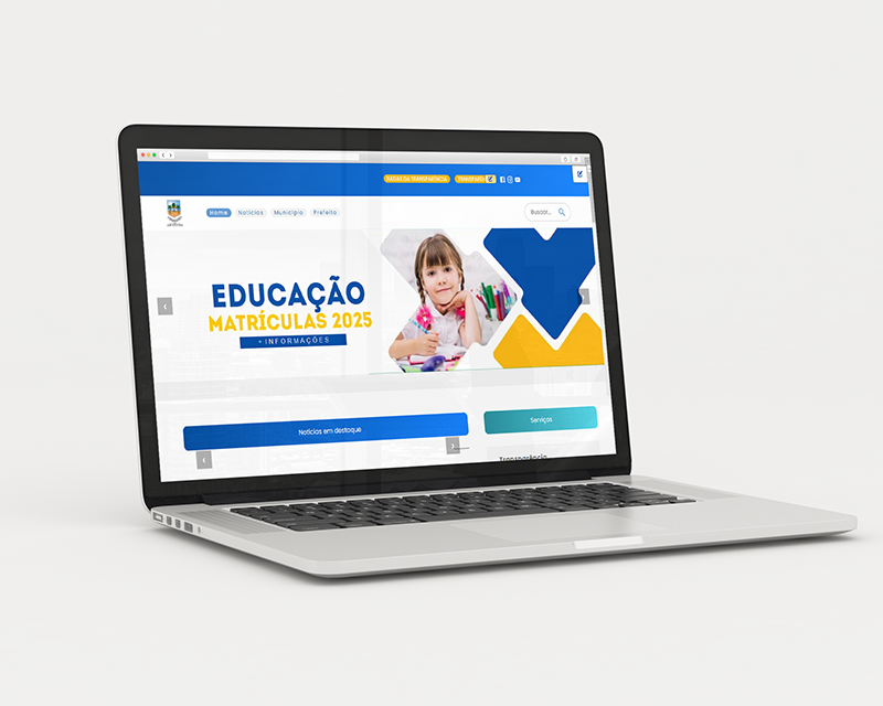Novo site institucional da Prefeitura no ar